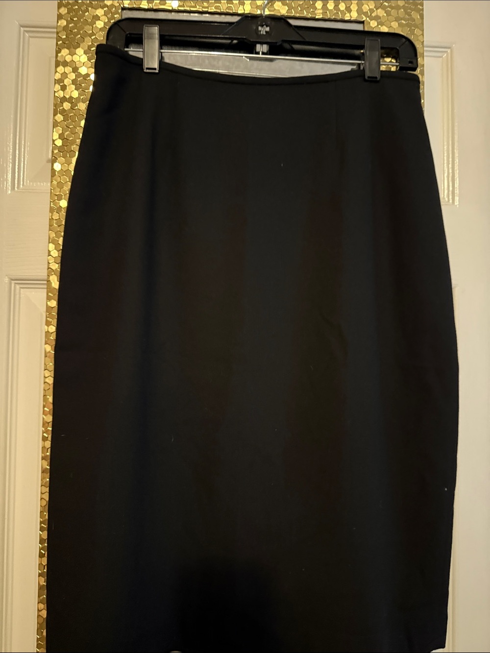 Le Suit Tailored Black Pencil Skirt for Women - Sleek Office Style